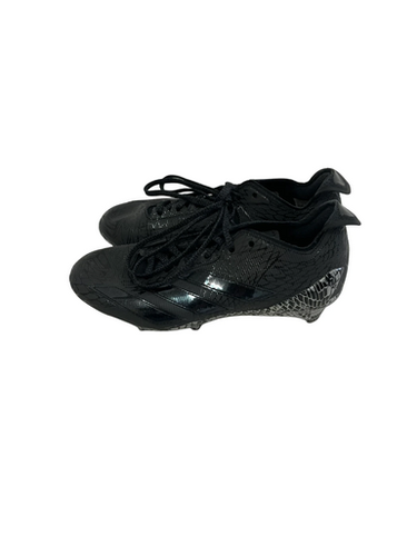 Used Adidas ADIZERO ELECTRIC II Adult FB Cleats Black Senior 6.5 11692-S000142148