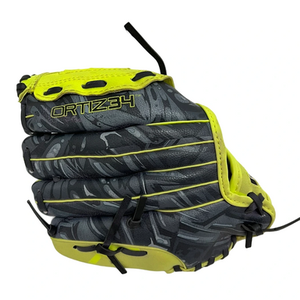 Used Ortiz34 TEE BALL GLOVE BB/SB Glove T-ball Black And Yellow 9" 11692-S000142180