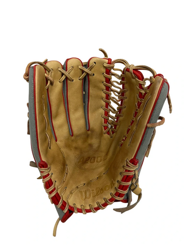 Used Wilson A2000 OT7 BB/SB Glove LH Throw Grey 12 3/4" 11692-S000142204