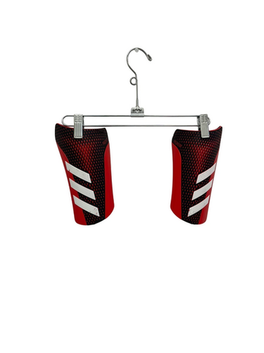 Used Adidas PREDATOR Soccer Shin Guards Adult Red Senior 11692-S000142241