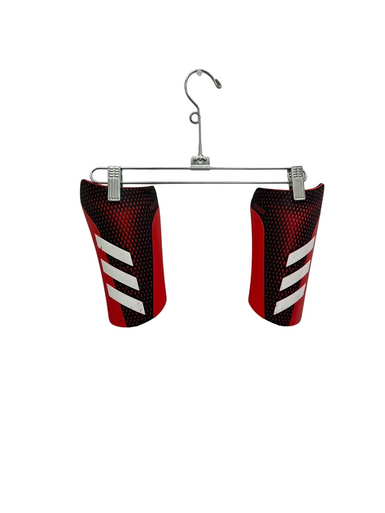 Used Adidas PREDATOR Soccer Shin Guards Adult Red Senior 11692-S000142241
