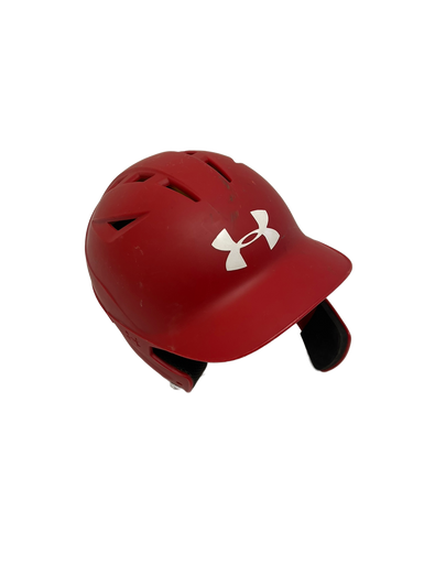 Used Under Armour UABH2-150 Batting Helmet No Mask Red One Size 11692-S000140559