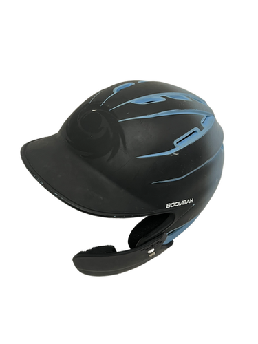 Used BoomBah BBH2SP-SR Batting Helmet No Mask Black And Carolina Blue One Size 11692-S000140577