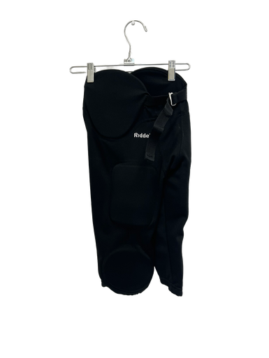 Used Riddell Youth FB Integrated Pants Black SM 11692-S000140317