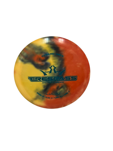 Used Dynamic Discs LUCID TRESPASS Disc Golf Driver Orange 175g 11692-S000141203