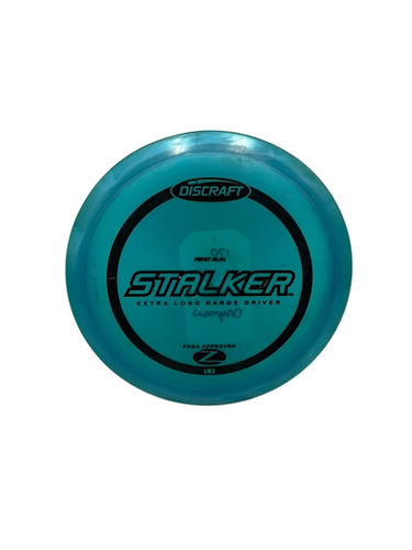 Used Discraft Z STALKER Disc Golf Driver Teal 170g 11692-S000141205
