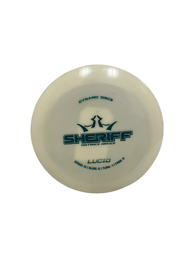 Used Dynamic Discs LUCID SHERIFF Disc Golf Driver White 175g 11692-S000141215