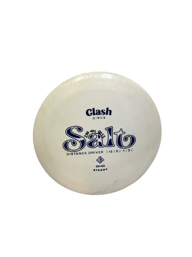 Used Clash Discs STEADY SALT Disc Golf Driver White 172g 11692-S000141216