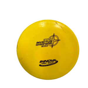 Used Innova STAR INVICTUS Disc Golf Driver Yellow 175g 11692-S000141233