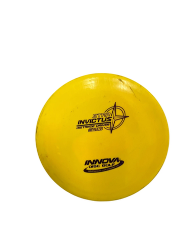 Used Innova STAR INVICTUS Disc Golf Driver Yellow 175g 11692-S000141233