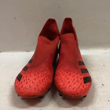 Used Adidas Soccer Cleats Red And Black Senior 10 11725-S000490520