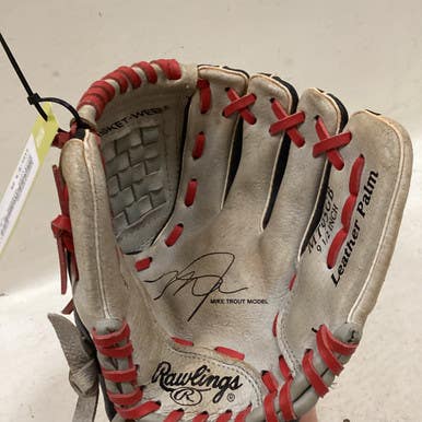 Used Rawlings MT95GB BB/SB Glove RH Throw Grey 9 1/2" 11725-S000490600