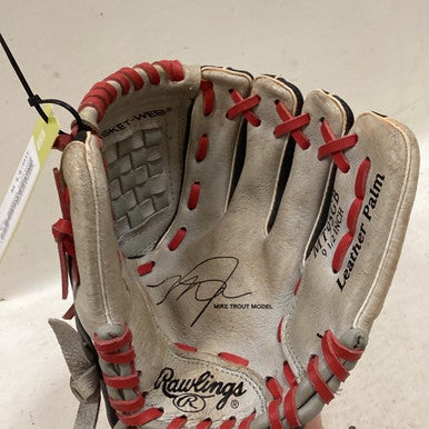 Used Rawlings MT95GB BB/SB Glove RH Throw Grey 9 1/2" 11725-S000490600