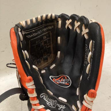 Used Rawlings PL105NO BB/SB Glove RH Throw Black 10 1/2" 11725-S000490112
