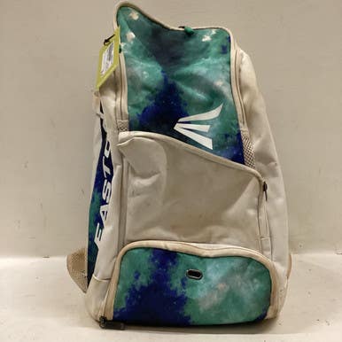 Used Easton BACK PACK BB/SB Player Backpack White And Carolina Blue 11725-S000490338