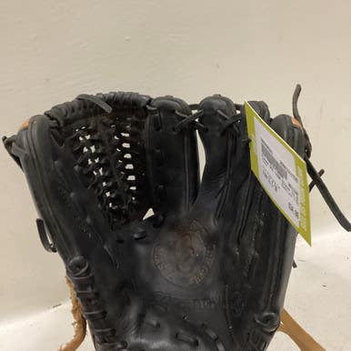 Used Mizuno GCC 1150 BB/SB Glove RH Throw Black And Tan 11 1/2" 11725-S000490391