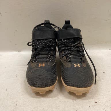 Used Under Armour BH BB CLEATS BB/SB Cleats Black And White Junior 02 11725-S000490704