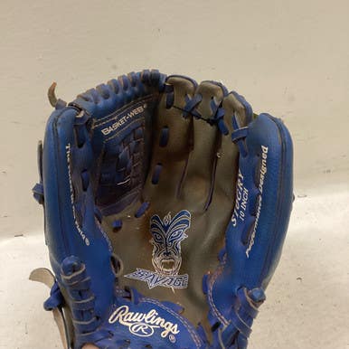 Used Rawlings S10GRY BB/SB Glove RH Throw Royal Blue 10" 11725-S000490745