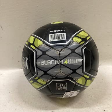 Used Franklin BLACKHAWK All Size Soccer Ball Black 3 11725-S000490770