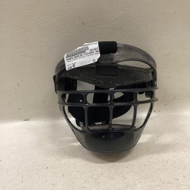 Used SPORTS SHIELDS FIELDERS MASK BB/SB Fielders Mask Black MD 11725-S000490814