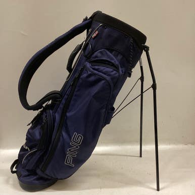 Used Ping HOOFER EXTREME Mens Stand Bag Navy Blue 11725-S000490862