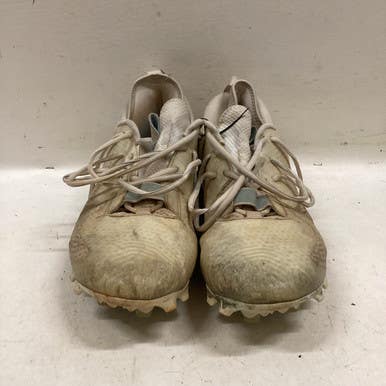 Used New Balance LAX Cleats Mens White Senior 12 11725-S000492377