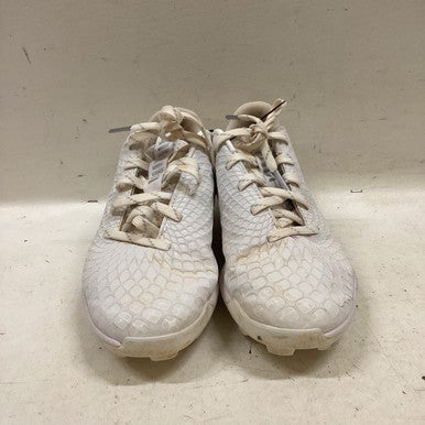 Used Under Armour 4Y BB/SB Cleats White Junior 04 11725-S000492383