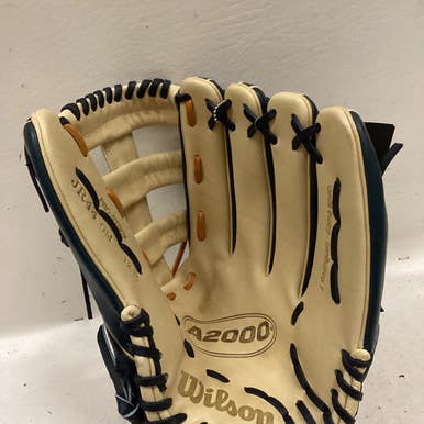 Used Wilson NEW A2000 JR44 GM BB/SB Glove RH Throw Navy Blue 12 3/4" 11725-S000492404