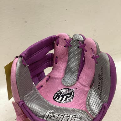 Used Franklin RTP RH Throw Fastpitch Gloves Pink 7" 11725-S000492443