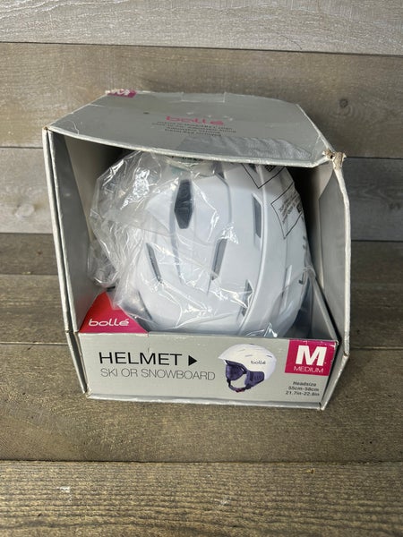 Bolle White Snowboarding Ski Helmet Medium (55-57cm) NOB 1145426