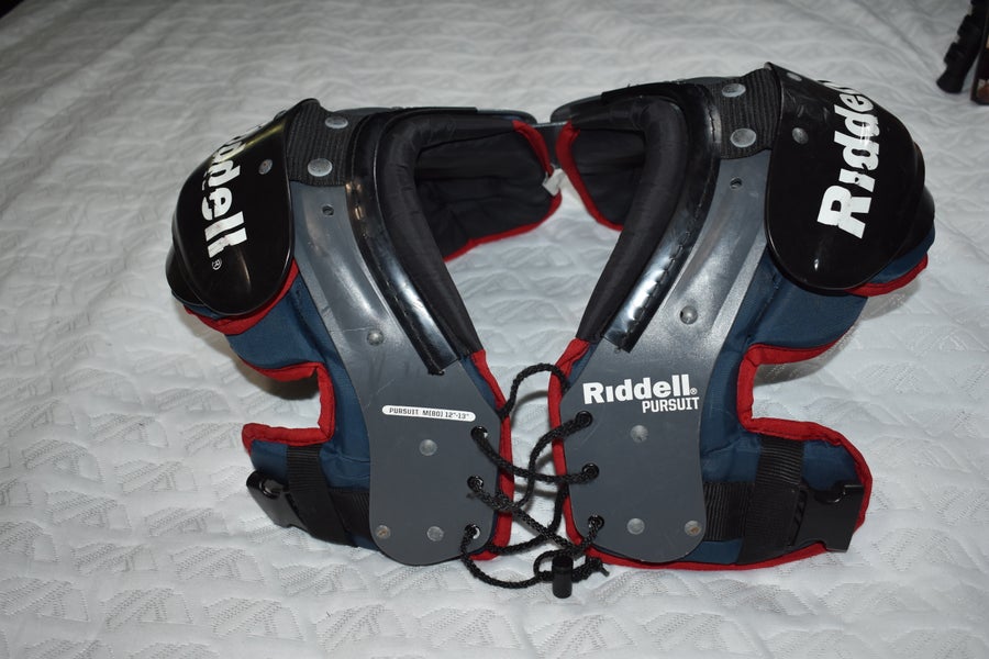 Riddell Pursuit Football Shoulder Pads, Youth Medium (12-13/80)