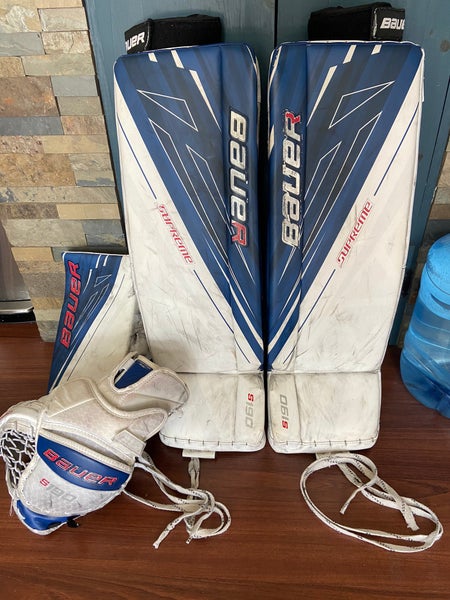 32" Bauer Supreme S190 Goalie Leg Pads Full Set (Used)