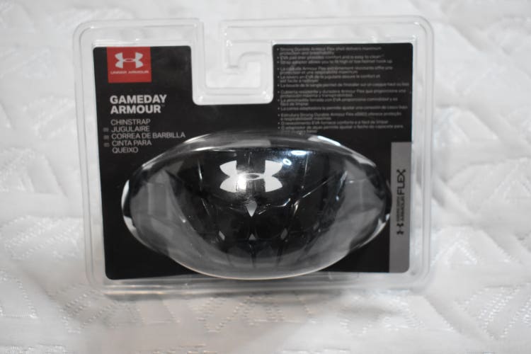 NEW - Under Armour 1275530 Gameday Armour Chin Strap, Black