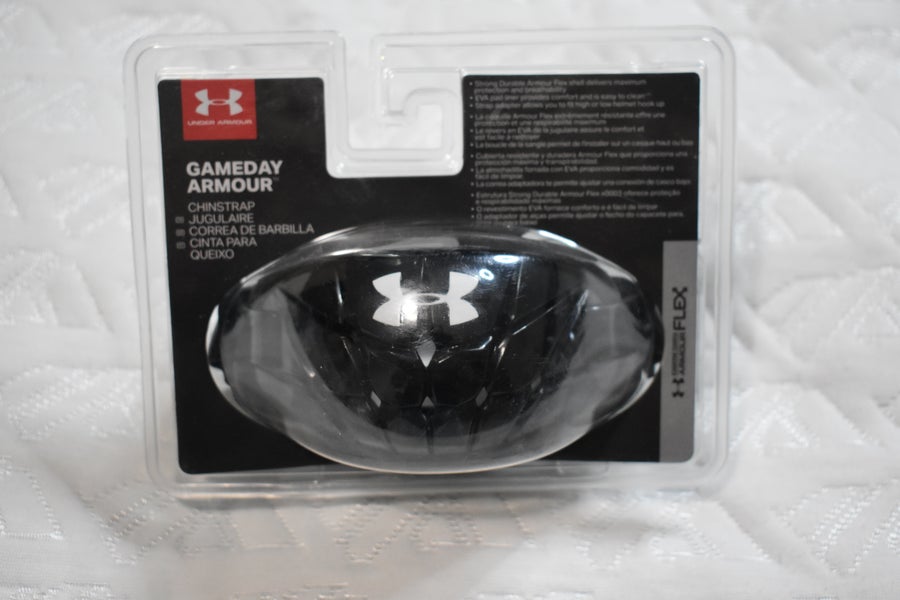 NEW - Under Armour 1275530 Gameday Armour Chin Strap, Black
