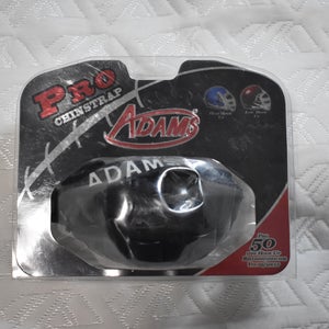 NEW - Adams Pro-50 4S Low Hook Up Chin Strap, Black, Youth/Adult