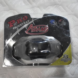 NEW - Adams Pro-25 4D High Hook Up Chin Strap, Black, Youth