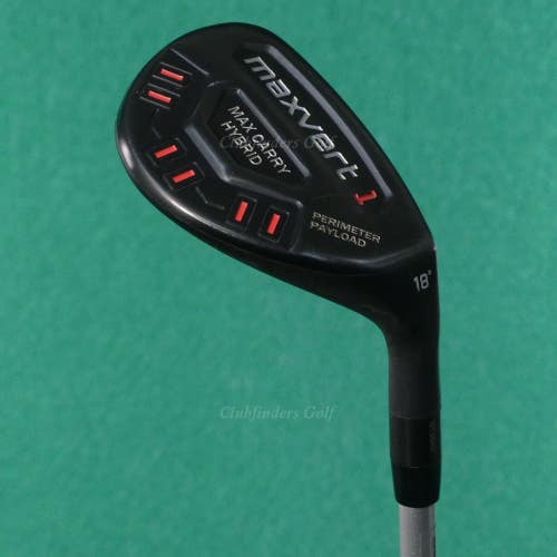 VLS Golf Maxvert 1 Hybrid 18 Utility Club Factory 50g Graphite Seniors w/ HC