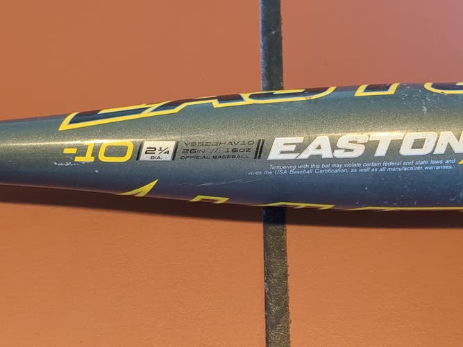 Easton USABat Certified Bat (-10) 16 oz 26" (Used)