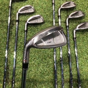 TaylorMade Rac HT Iron Set Left Handed - TaylorMade Light Metal II Shaft (Used)