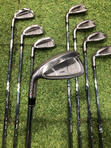 TaylorMade Rac HT Iron Set Left Handed - TaylorMade Light Metal II Shaft (Used)