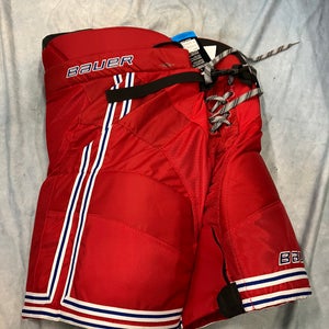 Red Junior XL Bauer Nexus N9000 Hockey Pants (New)