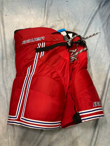 Red Junior XL Bauer Nexus N9000 Hockey Pants (New)