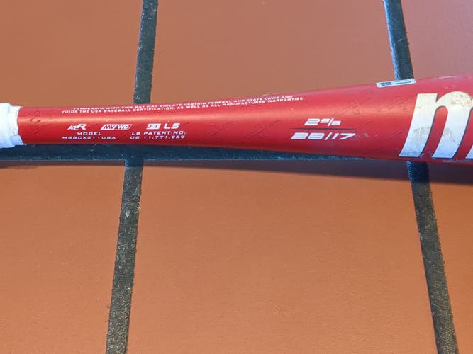 Marucci CATX2 Alloy USABat Certified Bat (-11) 17 oz 28" (Used)