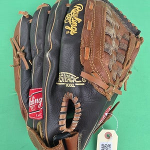Brown Rawlings Renegade RH Softball Glove 13"
