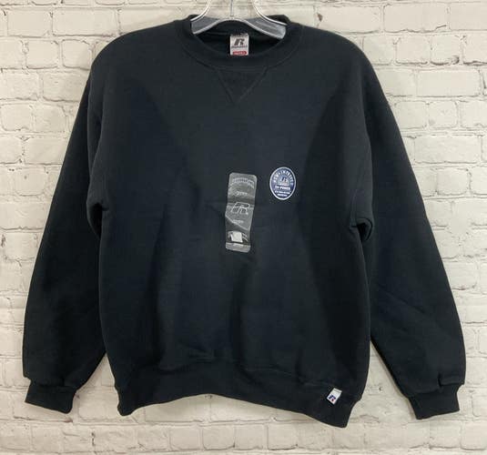 Russell Athletic 998HBB0 Youth DRI-POWER Athletic Sweatshirt Black Large