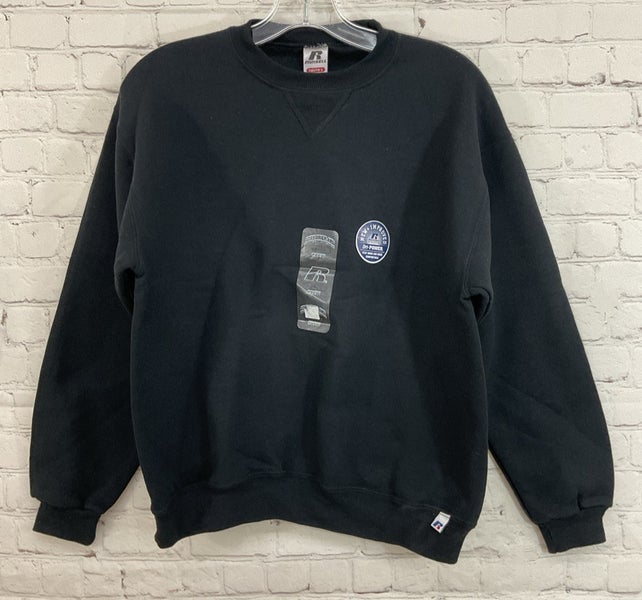 Russell Athletic 998HBB0 Youth DRI-POWER Athletic Sweatshirt Black Large