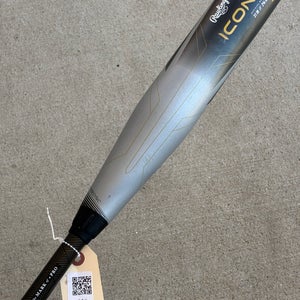 2023 Rawlings Icon Composite Bat USABat Certified (-12) Composite 19 oz 31" (Used)