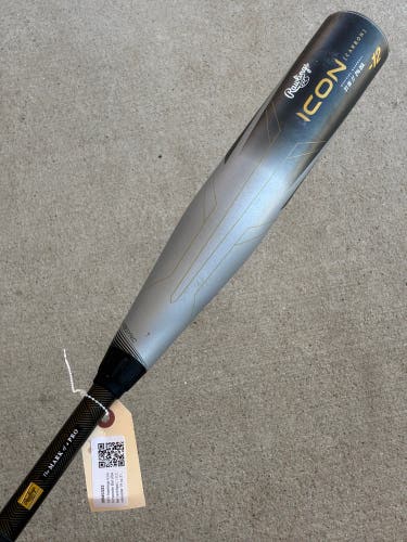2023 Rawlings Icon Composite Bat USABat Certified (-12) Composite 19 oz 31" (Used)