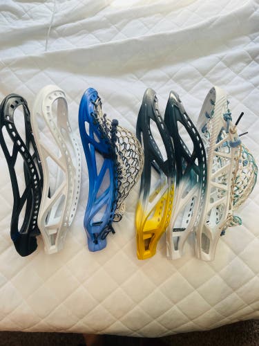Lacrosse head lot dm with offers/questions can do bundles or singular or all