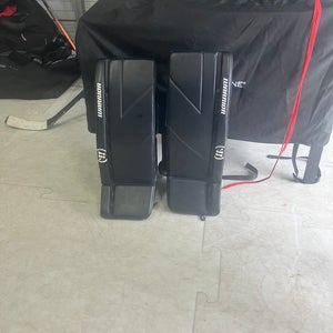 28" 2024 Warrior Ritual G6 E+ Goalie Leg Pads (Used)